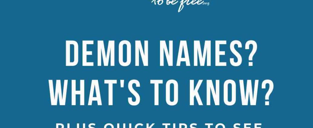 demon names